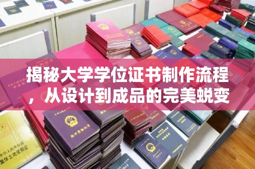 沁阳揭秘大学学位证书制作流程，从设计到成品的完美蜕变